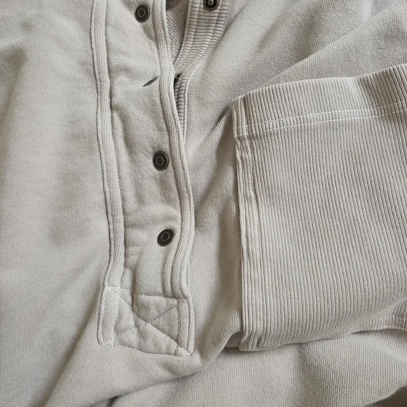 Aerie Chorewear Popover Sweatshirt In Stone Harbor Size XL - Picture 7 of 8